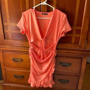 Shein tied ruffled dress - brand new